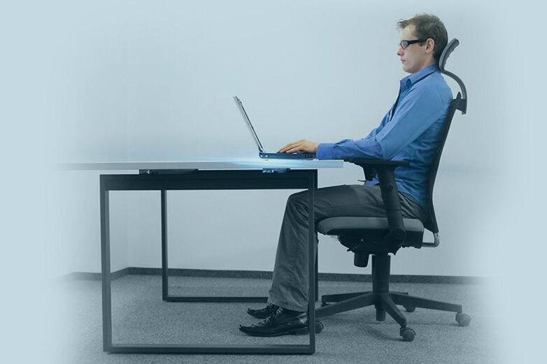 ergonomic chair for osteochondrosis